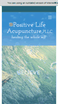 Mobile Screenshot of positivelifeacupuncture.com